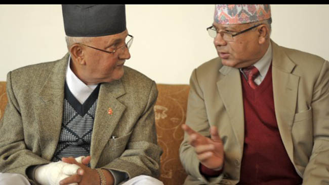 स्थायी कमिटी बैठकबाट बाहिरिए नेपाल पक्षका नेता, सरकारलाई विश्वासको मत नदिने ओली समूहकाे निर्णय