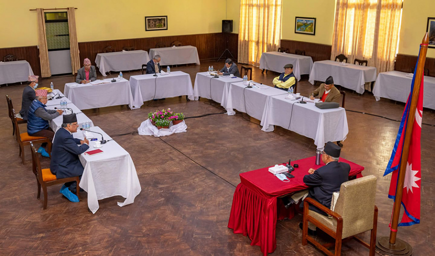 नेकपा विवाद उत्कर्षमा,सचिवालय बैठक बस्दै